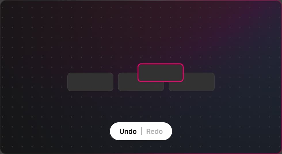 Undo and Redo screenshot